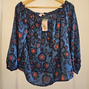 Forever 21 contemporary Blouse Flower Vintage Women Size Medium